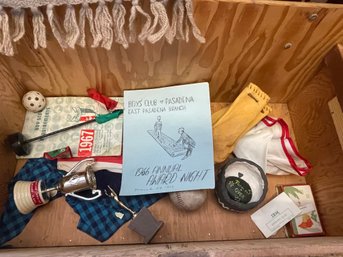 Handmade Chest With Boy Scout Memorabilia