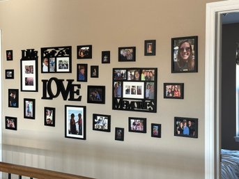 Assorted Frames Including Live Love Memories
