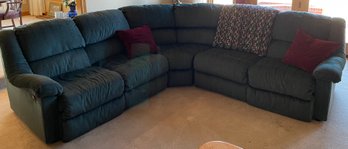 Green 3-Piece Sectional Sofa