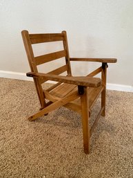 Childs Wooden Folding Chair
