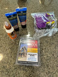 Short-term Radon Test Kit, Unopened Plastic Wood Filler And More