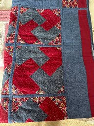(2) Handmade Quilts, (1) Afghan
