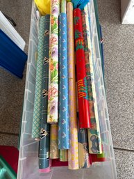 3  Bins Of Wrapping Paper