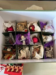 Assorted Christmas Ornaments And Decor