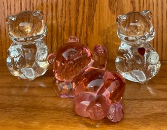 Three Glass Bears