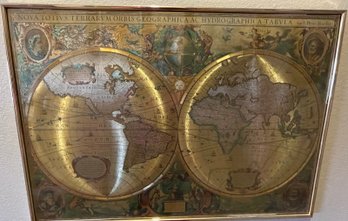 Nova Totivs Terrarium Novi Orbit Gold Foil Map Of The World & More!