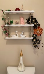 Decorative Shelf & Ceramic Decor