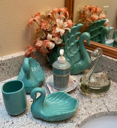Tiffany Blue Green Bathroom Set