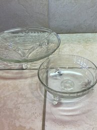 Two Footed Candy Dishes