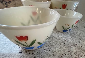 Vintage Fire King Graduated Mixing Bowls