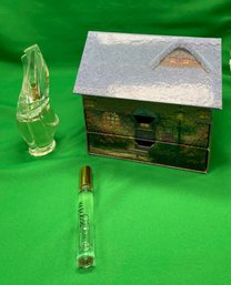 Donna Karan Cashmere Perfume, And Trinket Box
