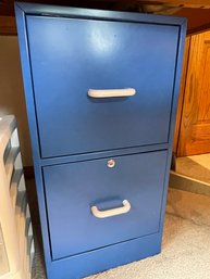 Blue File Cabinet