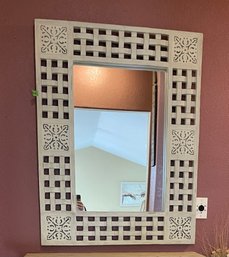 Wooden Wall Hanging Mirror