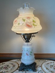 Gone With The Wind Glass Hurricane Lamp