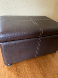 Padded Ottoman With Storage