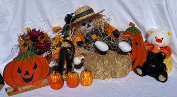 Pumpkin And Scarecrow Decor