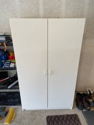 White Laminate Storage Cabinet