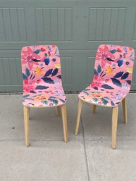 Two Anthropologie Matching Sylvie Tamson Dining Room Chairs