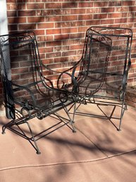 Two Metal Chairs