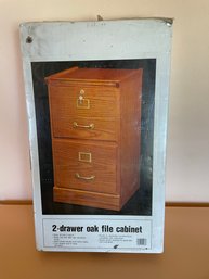 Oak File Cabinet New In Box Build It Yourself!!