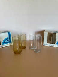 2 Sets Of Anchor Hocking Juice Glasses New In Packages