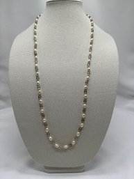 (2) Faux Pearl Necklaces