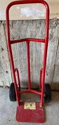 Heavy Duty Red Dolly With Nice Big Wheels