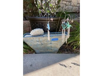 Windchime And Plant Lot