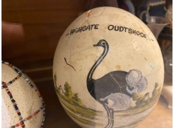 Ostritch Eggs And Dolls From Around The World