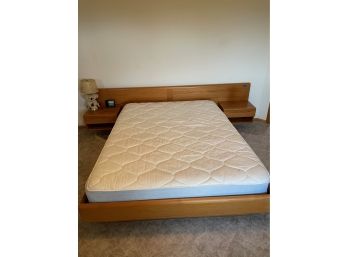 Queen Bed Headboard With Attached Night Stands