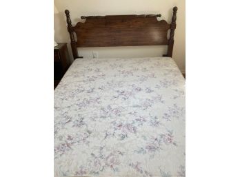 Vintage Queen Size Bed Colonial Style