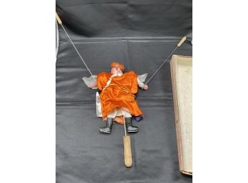 Vintage Asian/Oriental Large Marionette Stick Puppet