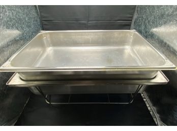 Two Chafing Pans & Stand