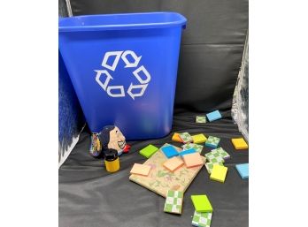 New Recycle Bin & Rainbow Post It Notes!