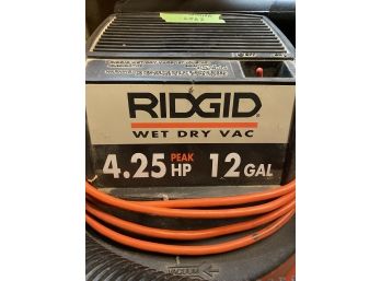 Rigid 12 Gal Wet/Dry Shop Vac