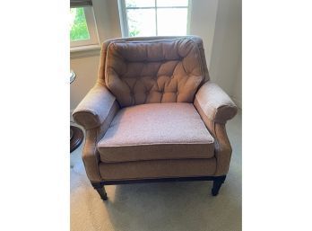 MCM Tufted Upholstered Armchair Great Condition