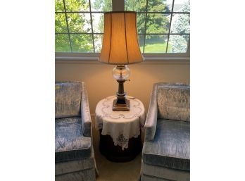 Mid Century Modern Lamp And Occasional Table