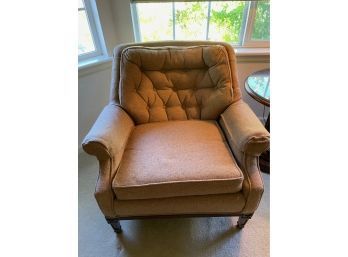 MCM Tufted Upholstered Arm Chair Great Condition