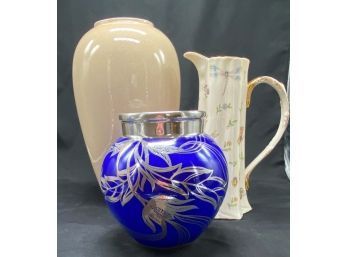 (3) Decorative Vases