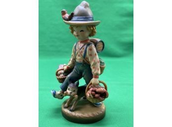 ANRI Wooden Figurine Picnic For Two