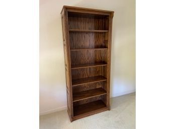 Tall Wooden 6 Shelf Bookcase