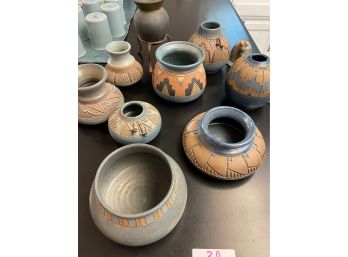 Signed Mary Tuttle Ceramic Pottery Collection