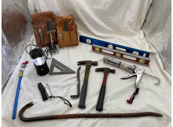 Large Assortment Tools In US Military Canvas Bag