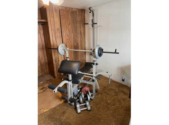 Impex Weight Bench And Pulley System