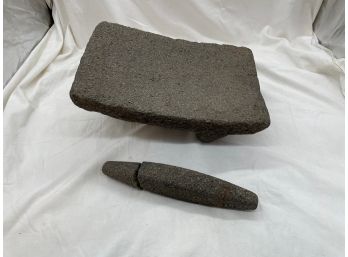 Mano And Metate MesoAmerican Grinding Stones