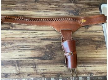 Leather Holster And Belt