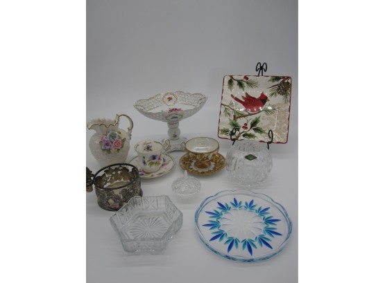 Assorted Porcelain And Decorative Plates And Bowls