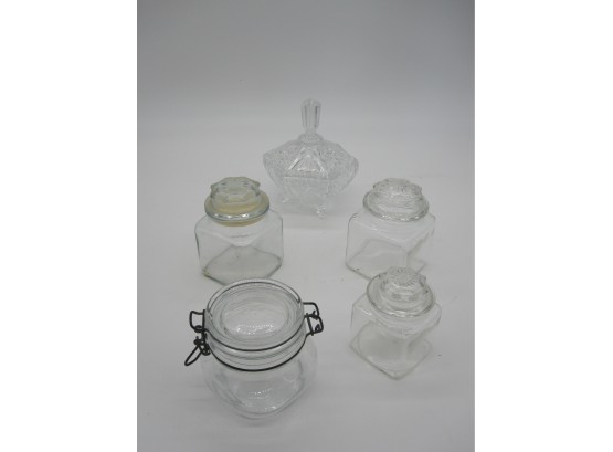 Assorted Glass Containers