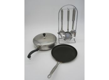 Kitchen Cooking Set, Cast Iron Cuisinart Pan