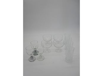 Assorted Glasseware - Wine, Margarita And Water Glasses